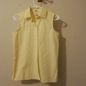 Sleeveless Talbots button up